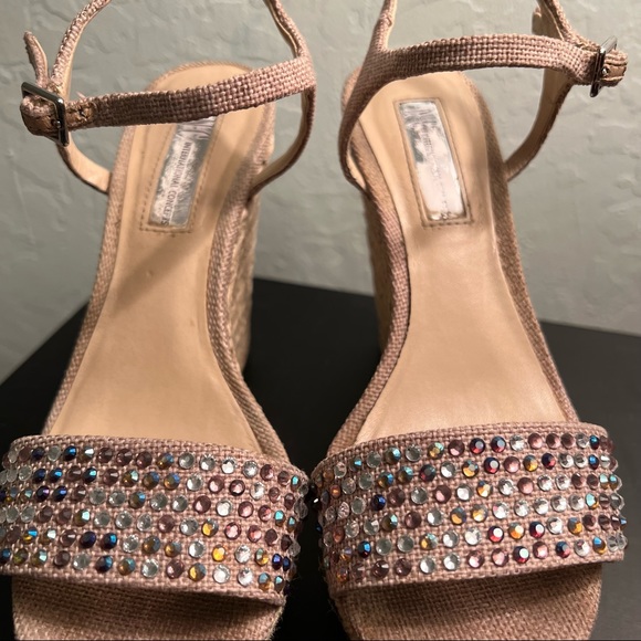 INC International Concepts Women Peach Beige Wedge - Picture 4 of 6